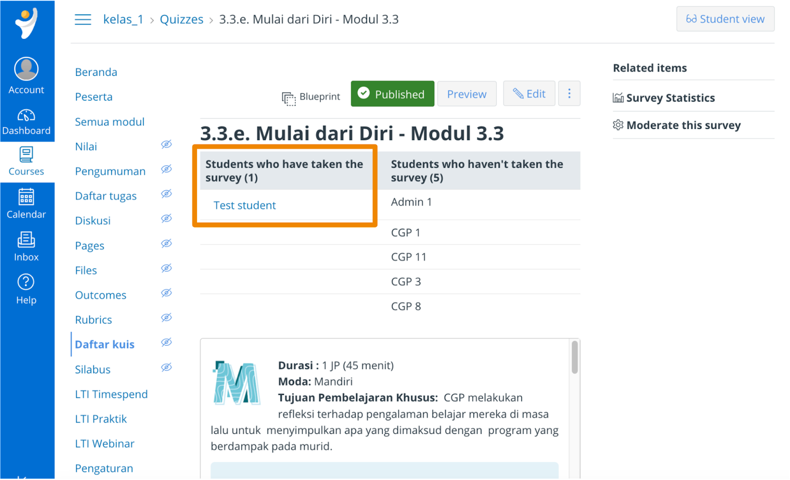 Aktivitas Alur Merdeka M Mulai Dari Diri Untuk Pengajar Praktik LMS